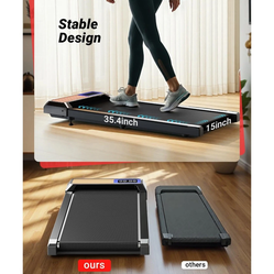 Walking Pad Treadmill, Portable Treadmills for Home, 2.5 HP Quiet Under Desk
