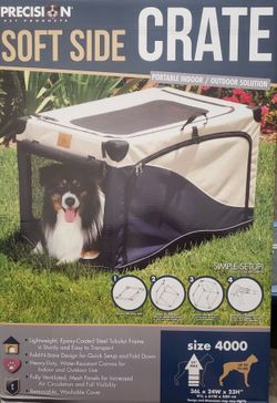 Precision,Soft side Dog Crate