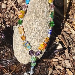 Crystal Beaded Wristlet Lanyard With Cellphone Tether