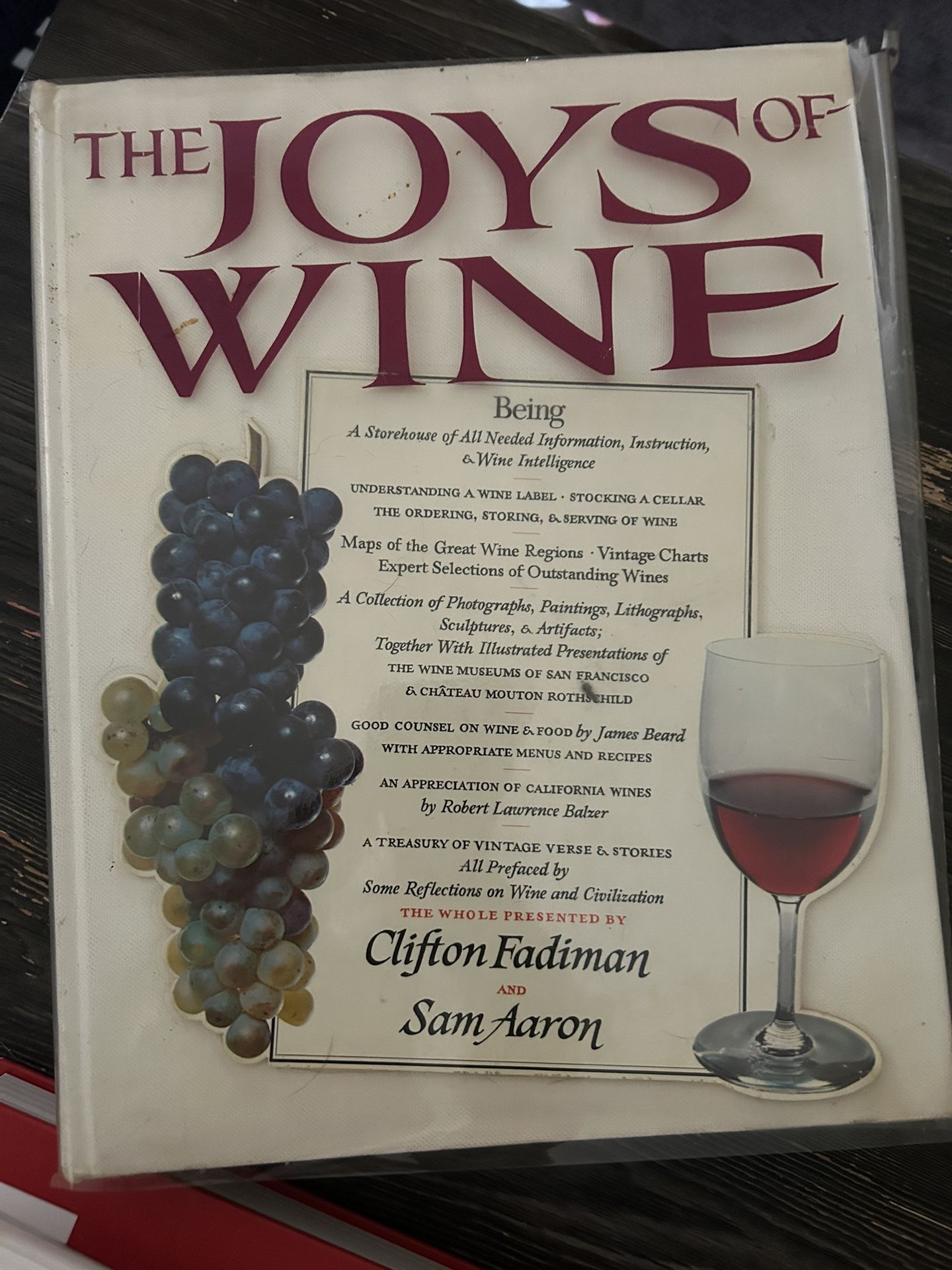 The Joys of Wine Antique Book