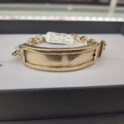 10k Gold I'd Breaclte 24.7 Grams Layaway Available 10% Down If You Interested Please Ask Maribel Thank You 