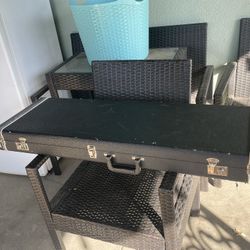 Vintage 1980’s Black Tolex Hardshell Electric Guitar Case