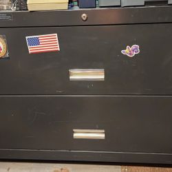 2 Drawer Metal File Cabinet