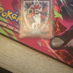 Drake Maye Red Crusade Card