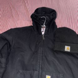Carhartt Jacket And Beanie 