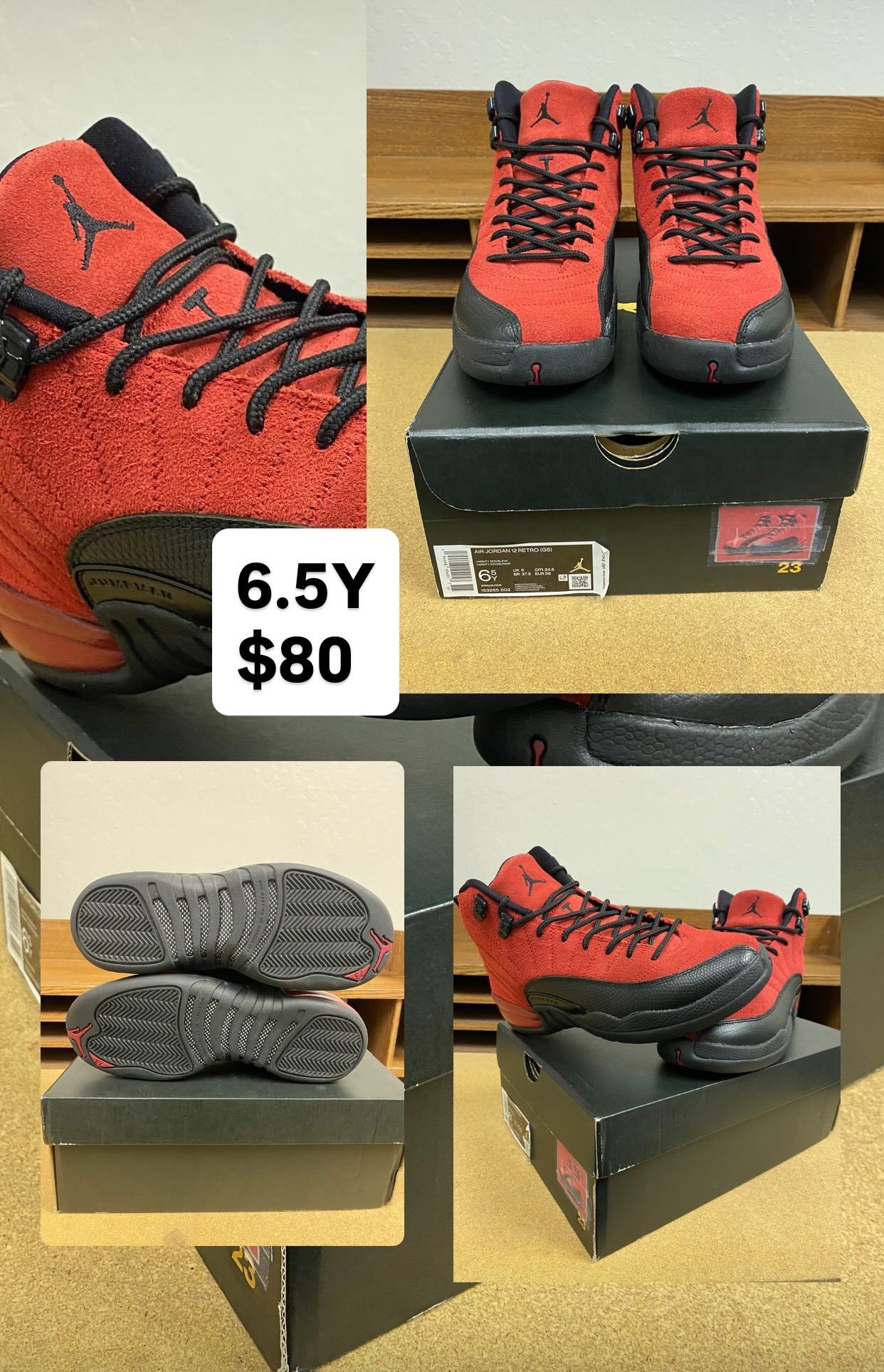 Jordan 12’s reverse flu games