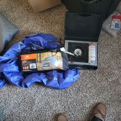 Camping Tent/ Butane Grill