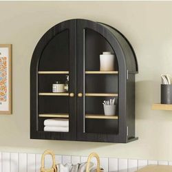 ❤️‍🔥 Arched wall cabinet for bathroom,