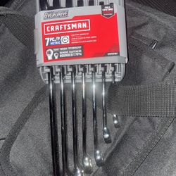 Craftsman 7 Pc Overdrive Long Wrench Set METRIC
