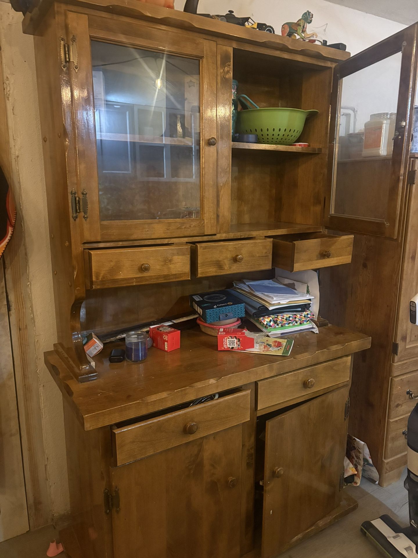 Two Piece China hutch