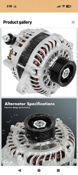 SCITOO Alternator for 11267 Alternators Fit for Mazda