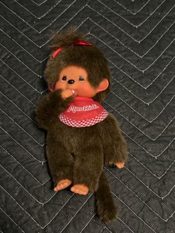 Sekiguchi Monchhichi Girl Plush Doll – 8” – Collectible