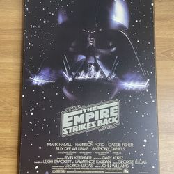 Star Wars Wall Art Set – Kylo Ren Mounted Art + Empire Strikes Back Print