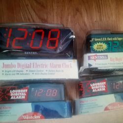 Brand New Alarm Clocks ⏰ 
