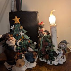 Vintage Crazy Mountain Christmas Decorations 