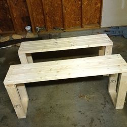 Benches Big Solid Wood 2 For 100 
