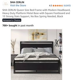 New Queen Sized Bed Frame