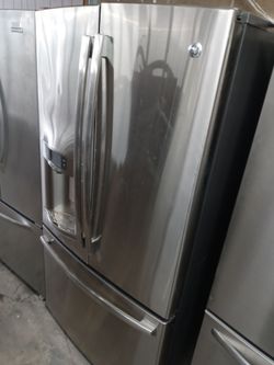 GE stainless steel french door refrigerator - Free delivery
