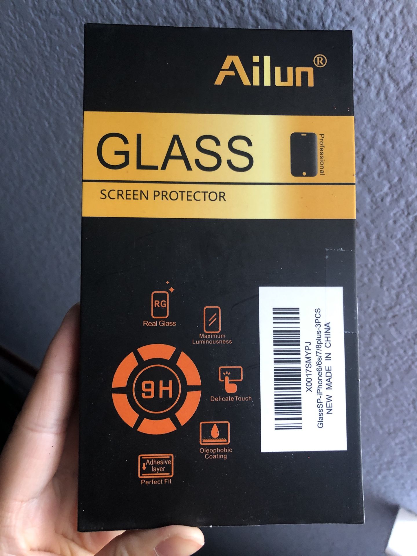 Ailun Glass Screen Protector for iPhone 6/6s/7 Plus/8 - Clear (Pack Of 2)