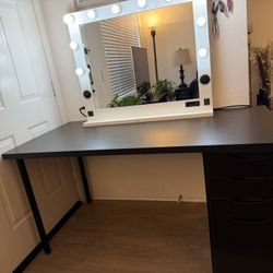 Perfect Vanity With Alex Drawer And Desk