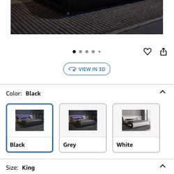 King Size Platform Bed