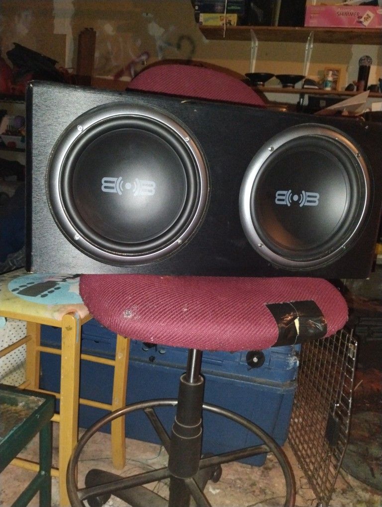 BELVA BPKG212v2 1200W Dual 12" Car Subwoofer with Ported Enclosure