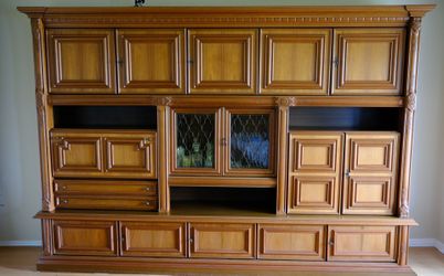 Vintage German Schrank / Large Cabinet Unit