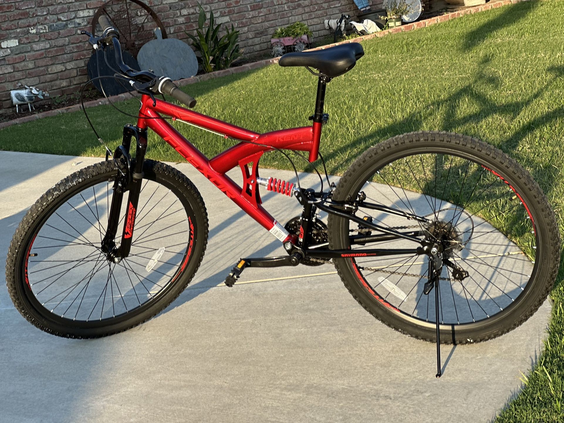 29" Kent Flexor, Dual Suspension Mountain Bike, Red