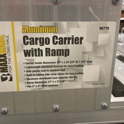Aluminum Cargo Carriers with 47” Long Ramp )