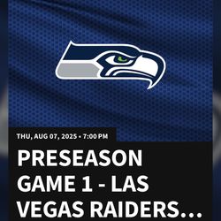1 Seahawks Ticket