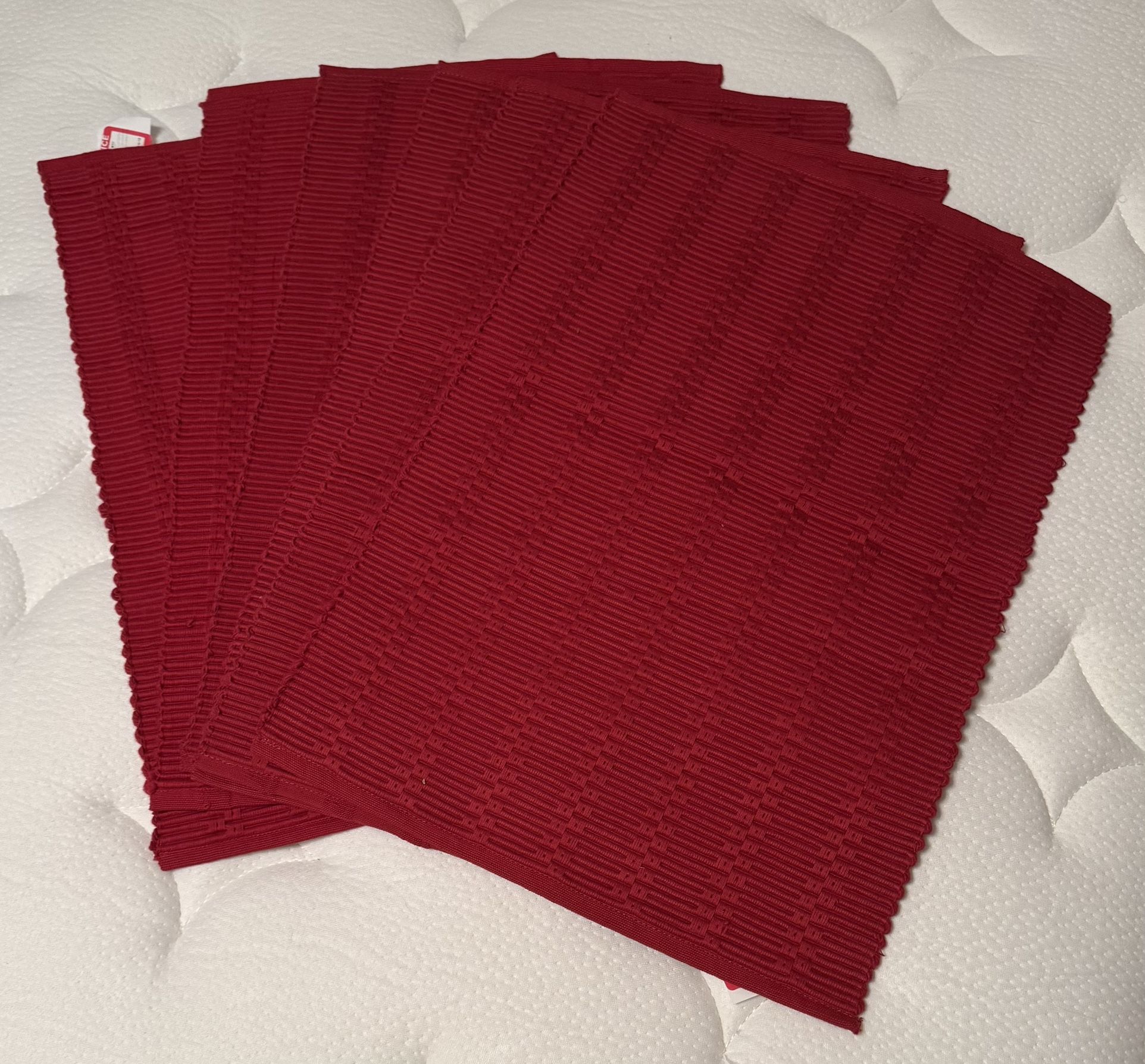 Burbank Red Place Mats