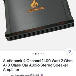 Audio Bank 4 Channel Amp 