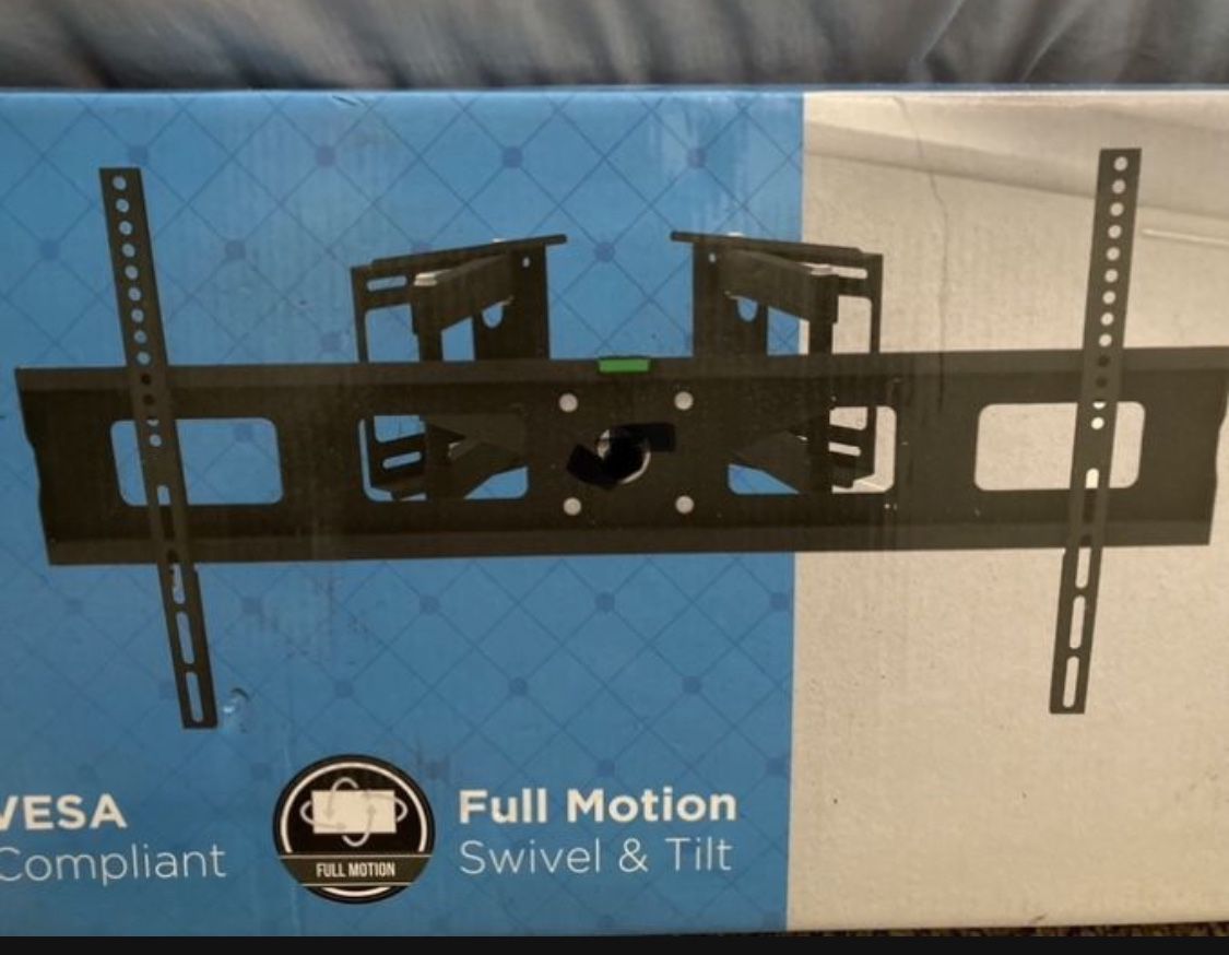Universal TV Wall mount supports 32 To 70 Inch... Wall mount has a adjustable back bracket 