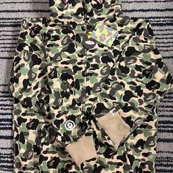 Bape shark sweater green WGM