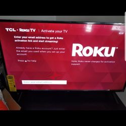 Tcl 40" Smart tv New In Box