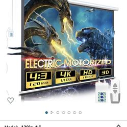 120 Inch Projector Screen 