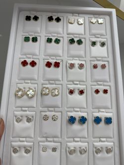 Aretes Vancleff 10k Y 14k 