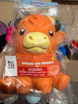 Play Side Creations Highland Cow Squishy Toy