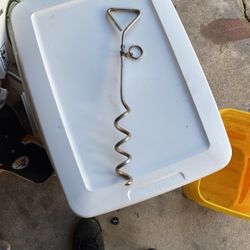 Dog stake Leash holder this was for my great Dane