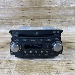 2004 Acura Radio TL AM/FM,6CD/DVD, 39100-SEP-A000 - UNKNOWN if Code - AS IS