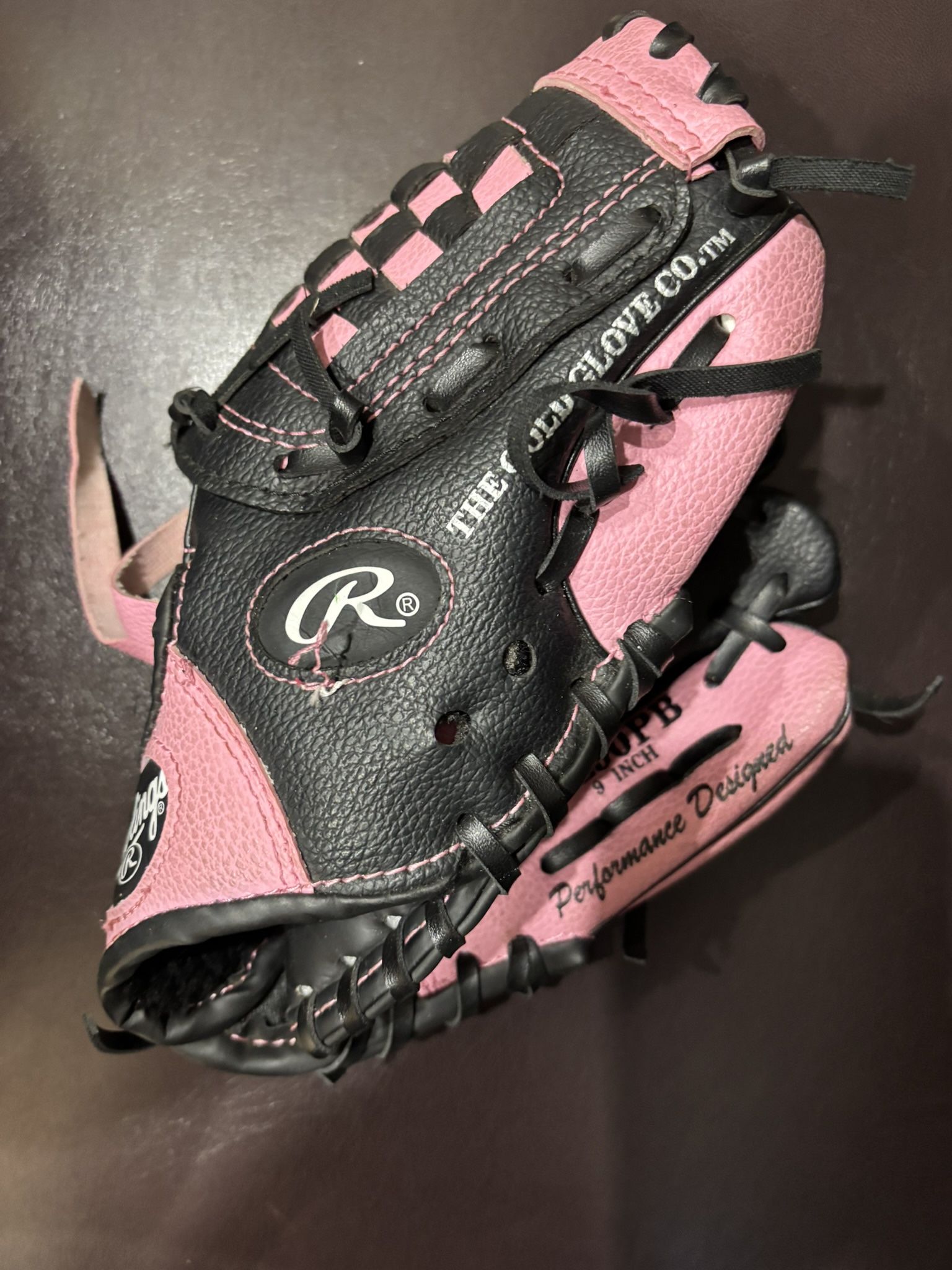 Glove 9 Inch Pink Baseball T Ball Softball Girls