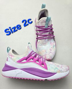 Girl puma sneakers size 2c