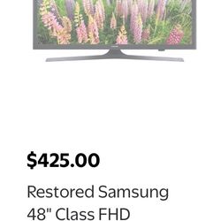 Samsung Tv 48inch Full HD Smart Tv 