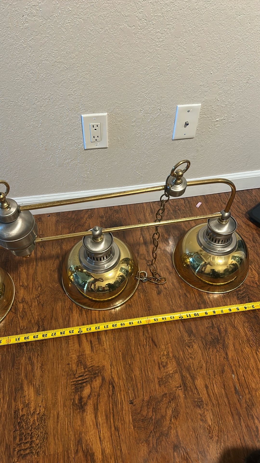 Industrial Brass Light