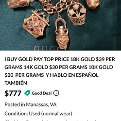 READ MY DESCRIPTION ON THE FOTO COMPRO ORO PAGO BIEN POR GRAMO. 