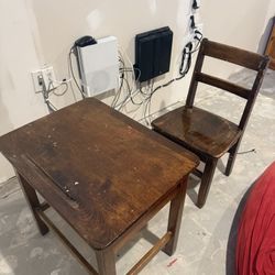 School Desk And Chair