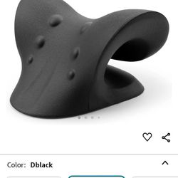 RESTCLOUD Neck and Shoulder Relaxer, Cervical Traction Device for TMJ Pain Relief and Cervical Spine Alignment, Chiropractic Pillow, Neck Stretcher (B