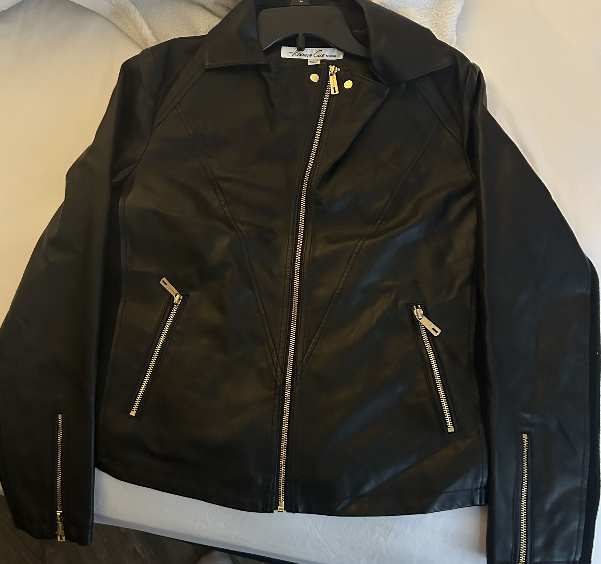 Kenneth Cole Faux Leather Jacket $40.00