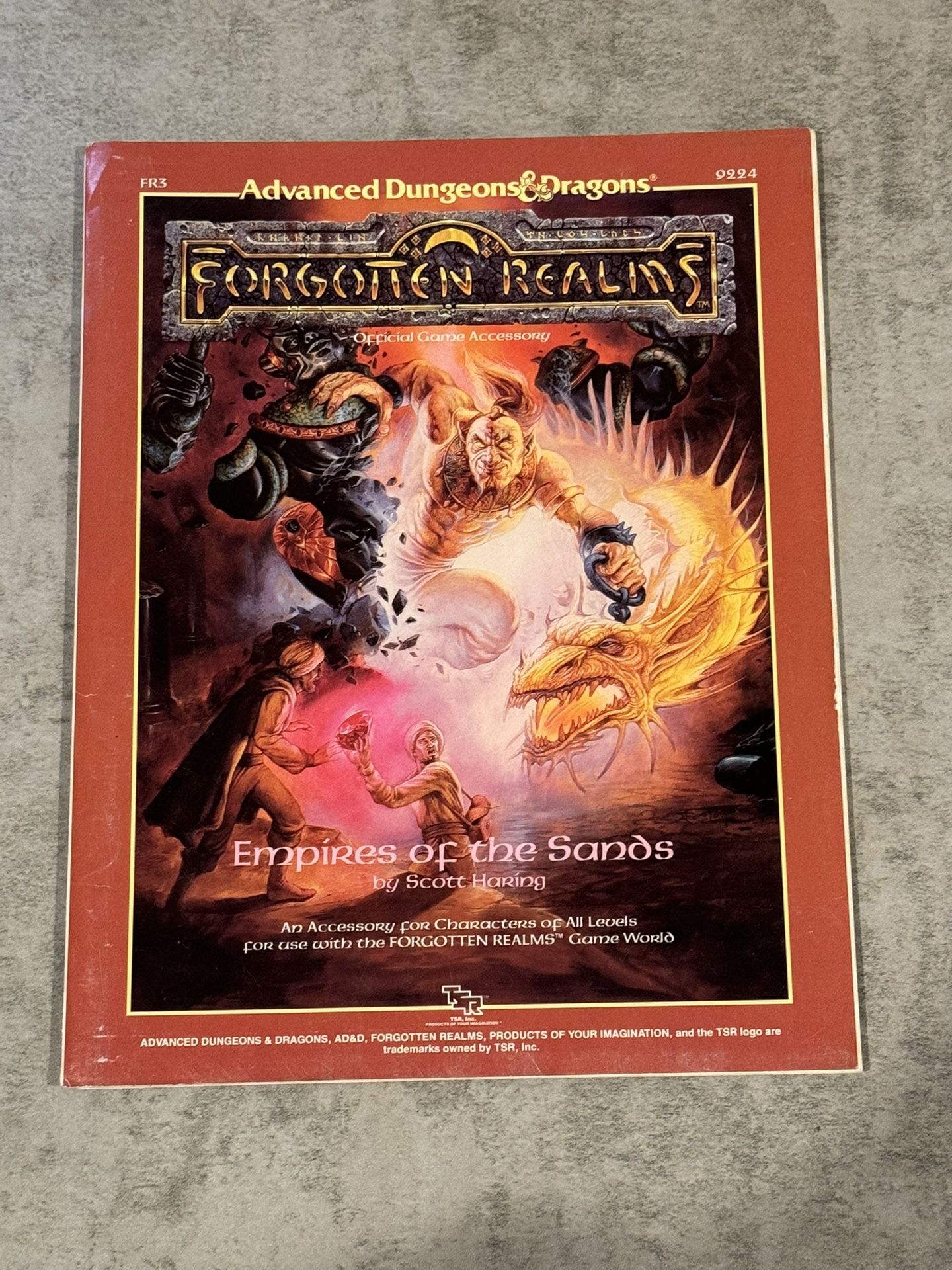 Adv. Dungeons & Dragons - Forgotten Realms - Empires of the Sands 1988 TSR#9224