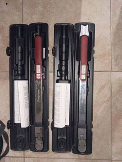 Snap on torque wrench